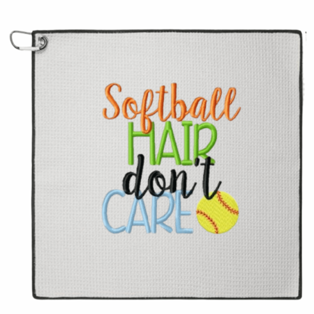 Softball Hair Don't Care!
