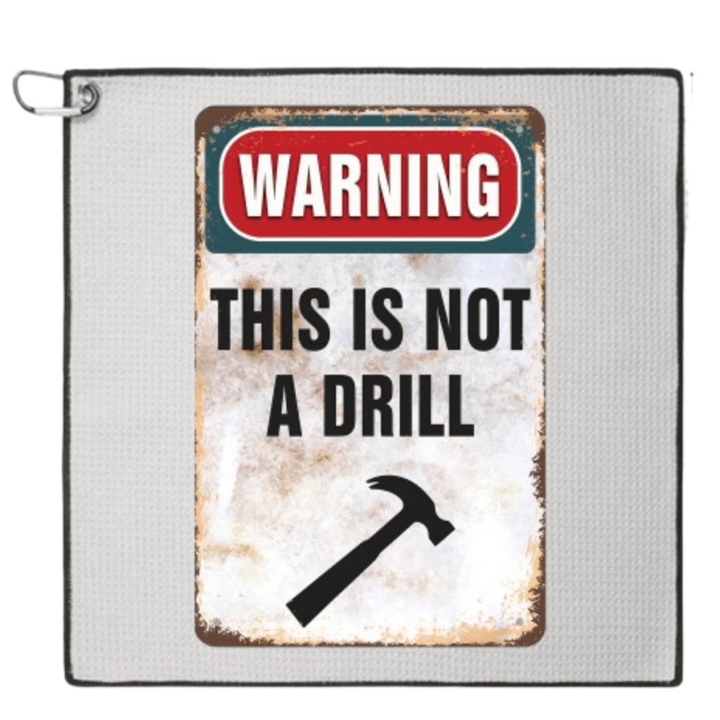 This Is Not A Drill (rusty sign)