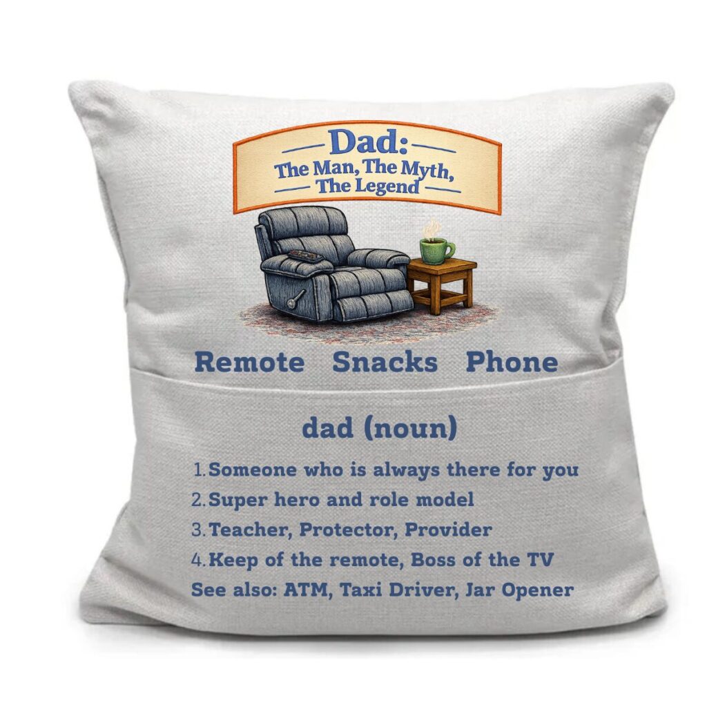 Funny Joke Pillow for Dad