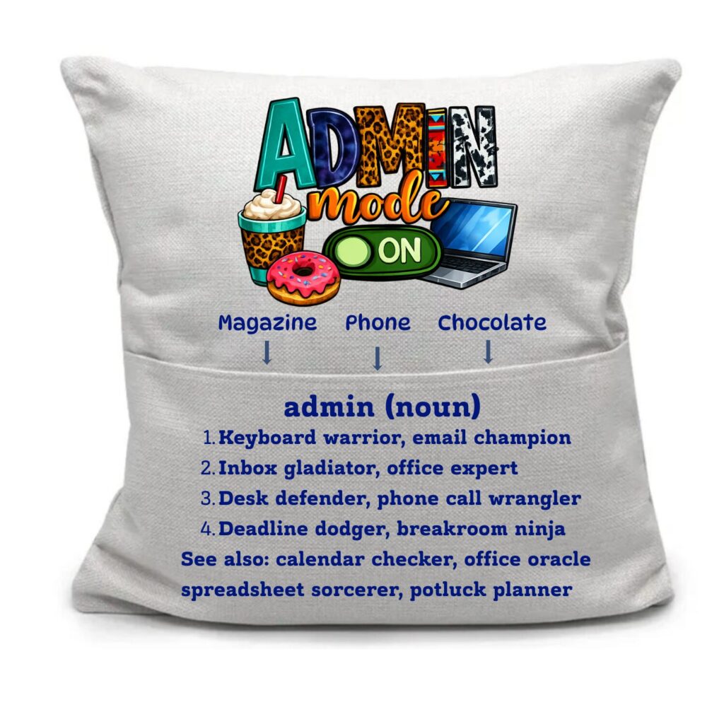 Admin Pocket Pillow
