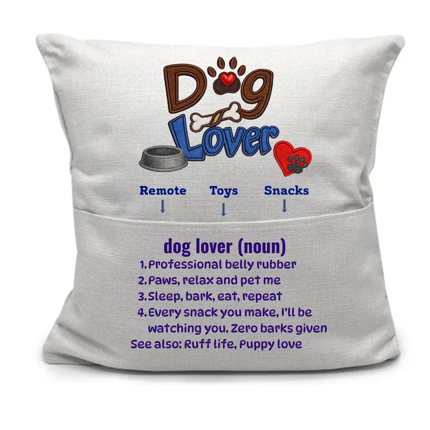 Dog Lover Pillow